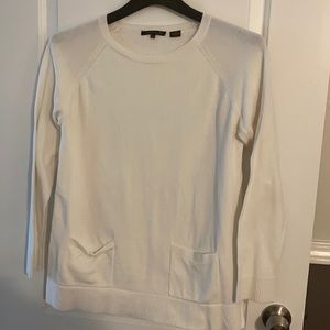 White long sleeve sweater